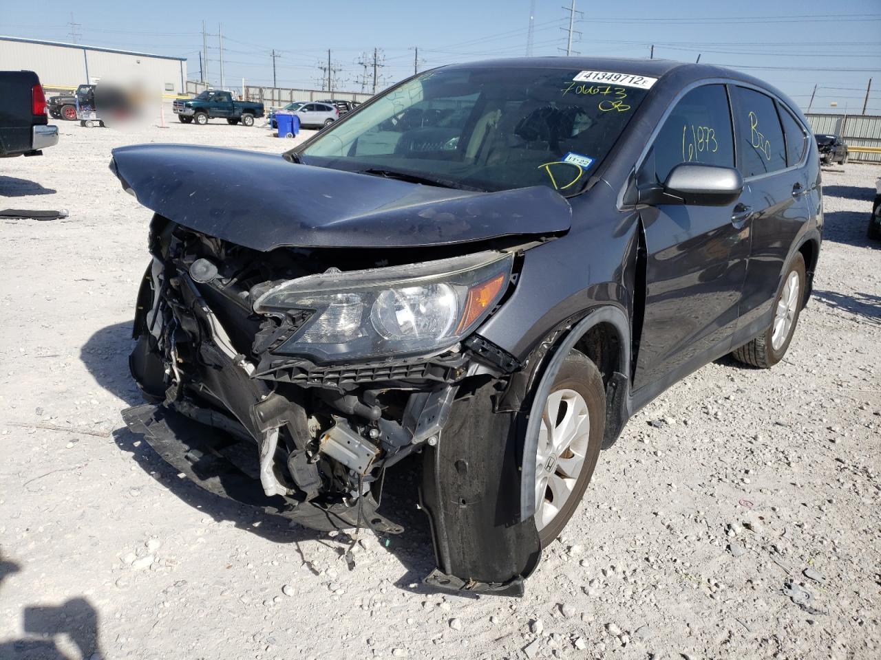 Photo 2 from auction – 2013 HONDA CR-V EX with VIN 3CZRM3H56DG706673