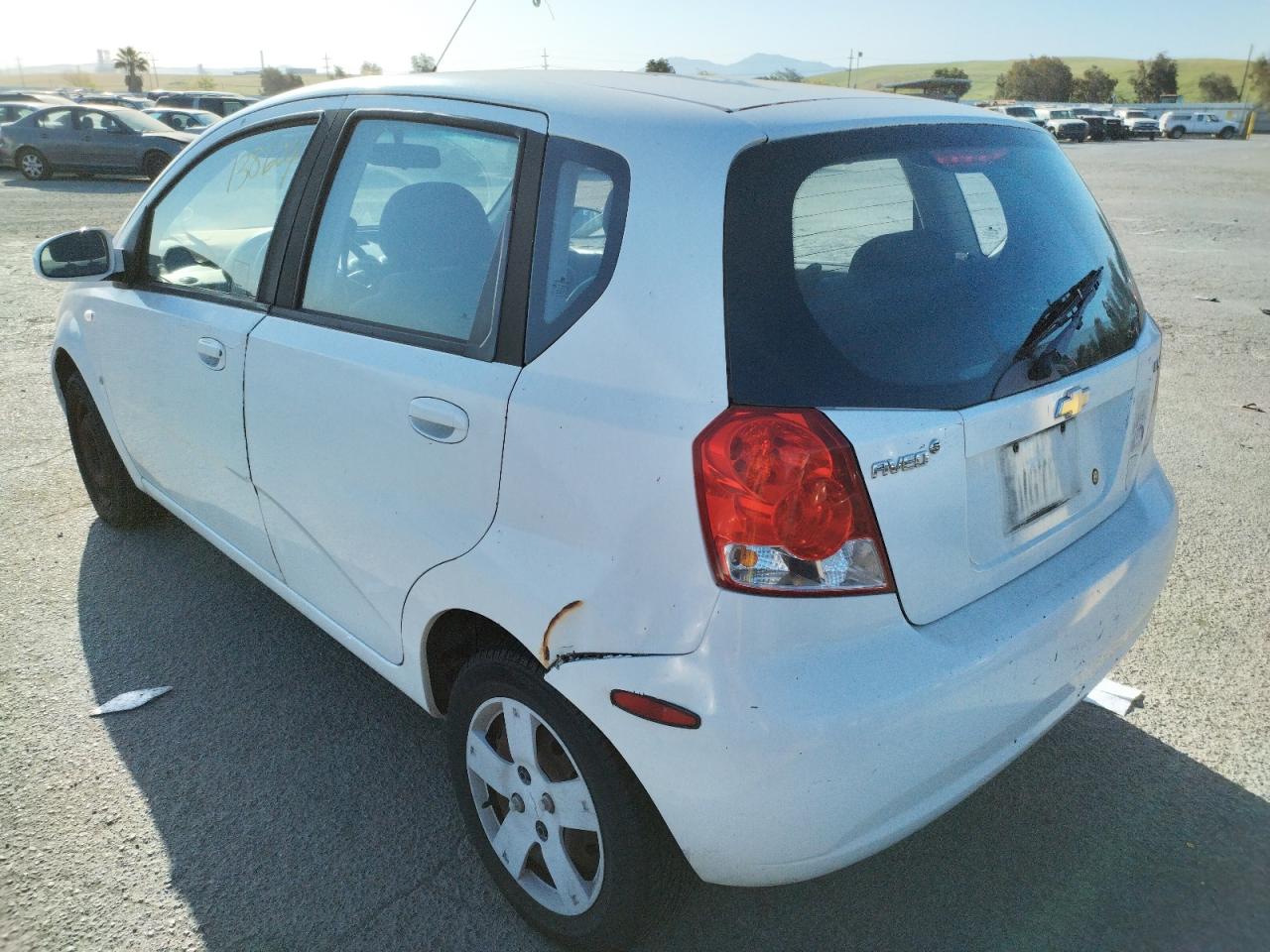 Photo 3 from auction – 2007 CHEVROLET AVEO BASE with VIN KL1TD666X7B704986