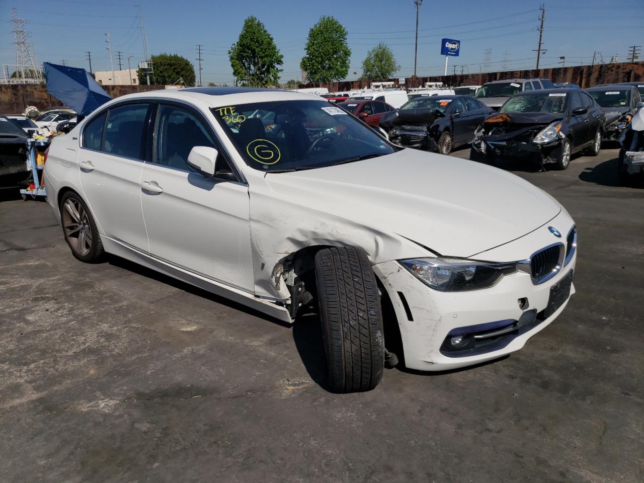 BMW 330E 2017 with VIN WBA8E1C54HK479926 - Photo from auction