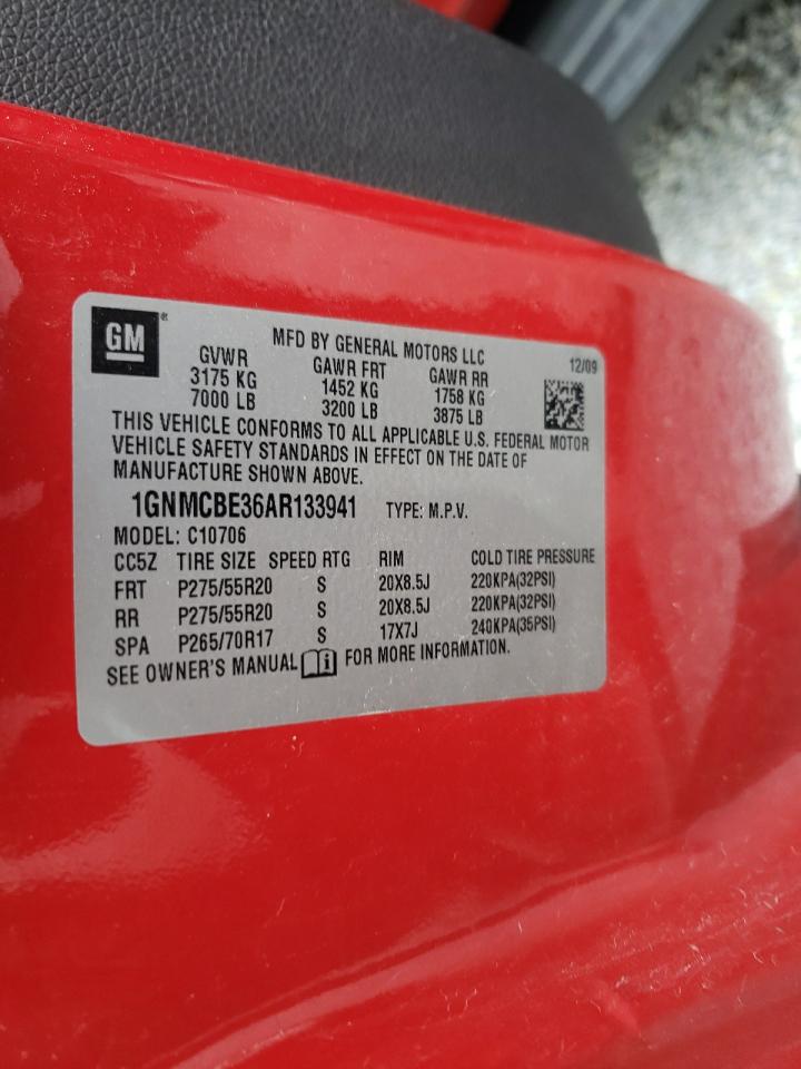 Photo 10 from auction – 2010 CHEVROLET TAHOE C150 with VIN 1GNMCBE36AR133941