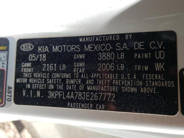 Photo 10 from auction – 2018 KIA FORTE LX with VIN 3KPFL4A78JE267772