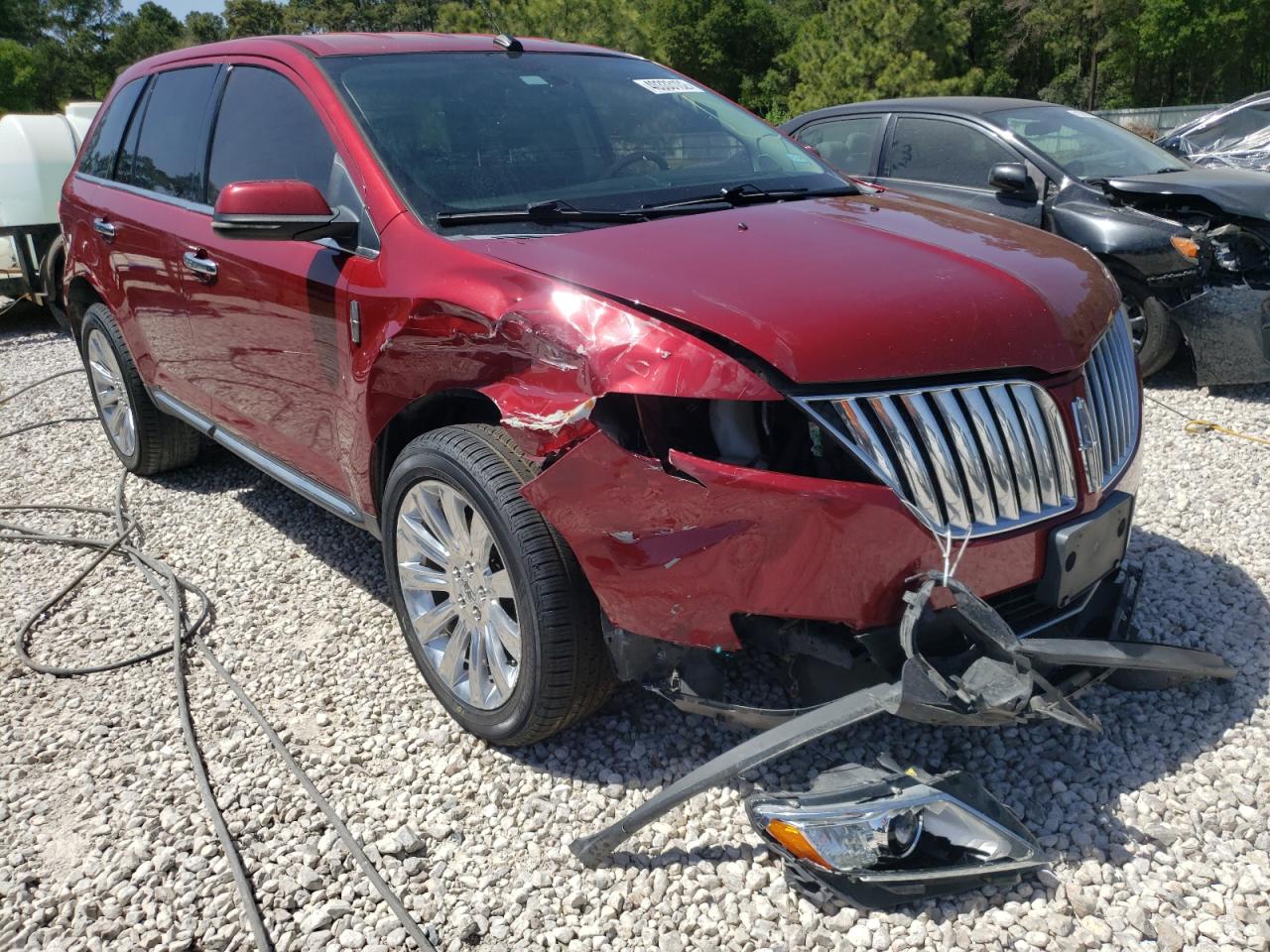 LINCOLN MKX 2013 with VIN 2LMDJ6JK0DBL14561 - Photo from auction