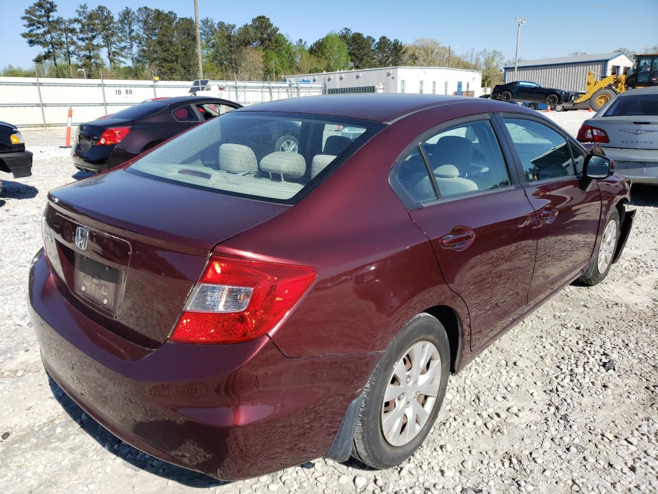 Photo 4 from auction – 2012 HONDA CIVIC with VIN 19XFB2F53CE066296