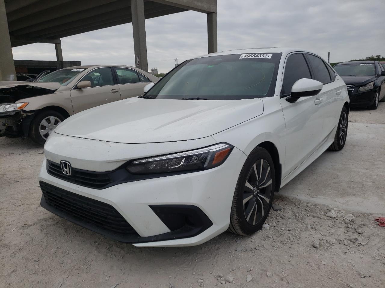 Photo 2 from auction – 2022 HONDA CIVIC EX with VIN JHMFE1F71NX005887