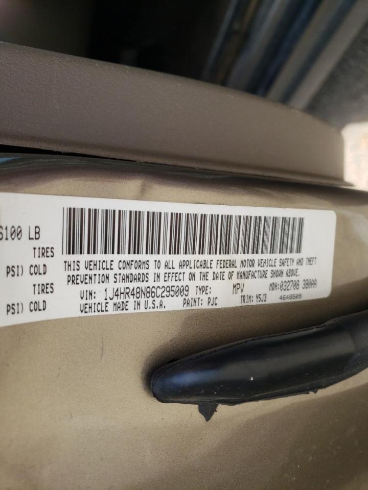 Photo 10 from auction – 2006 JEEP GRAND CHER with VIN 1J4HR48N86C295009