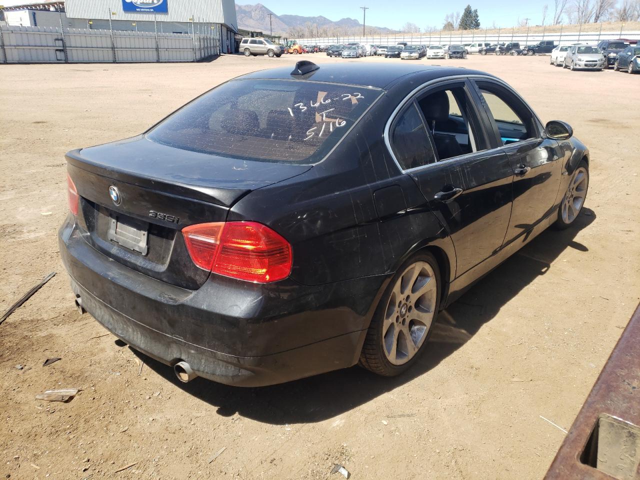 Photo 4 from auction – 2007 BMW 335 I with VIN WBAVB73547PA89346
