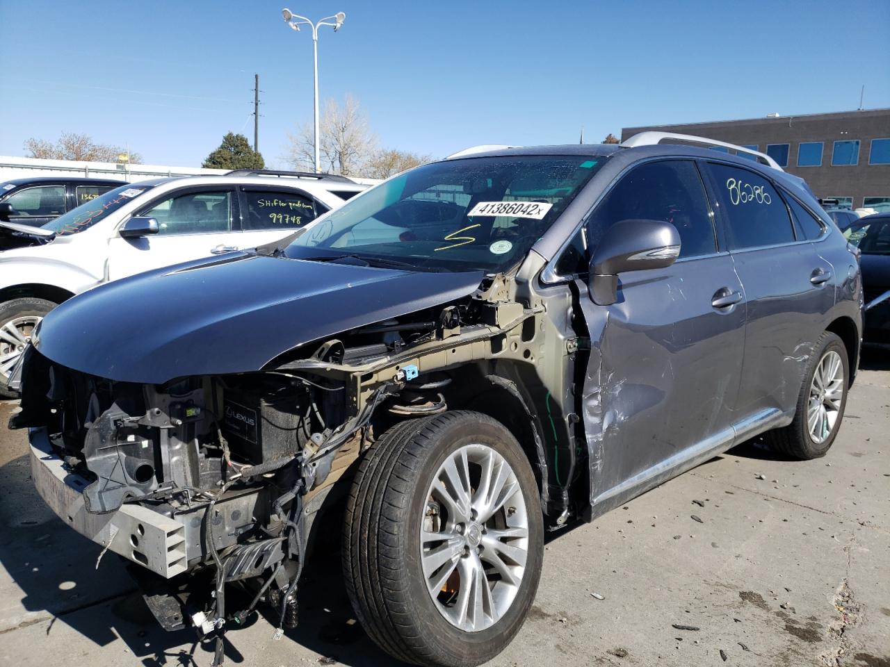 Photo 2 from auction – 2013 LEXUS RX 350 BAS with VIN 2T2BK1BA6DC167890