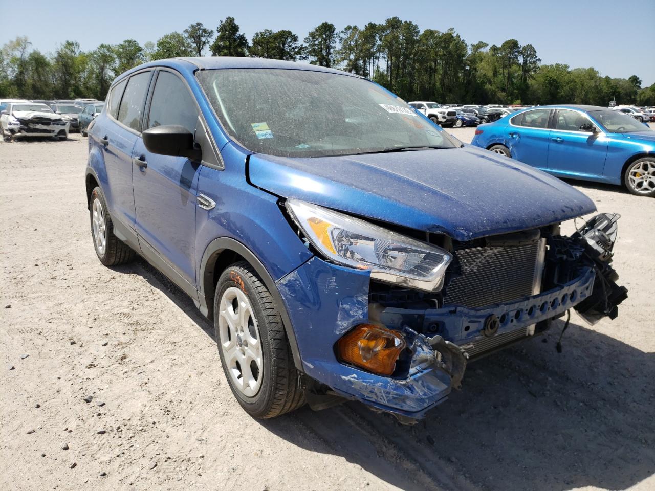 FORD ESCAPE S 2017 with VIN 1FMCU0F72HUB43053 - Photo from auction