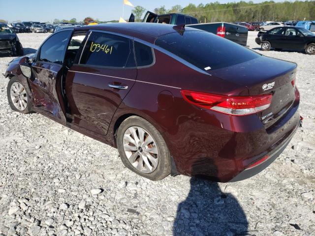 Photo 3 from auction – 2016 KIA OPTIMA EX with VIN 5XXGU4L33GG082783