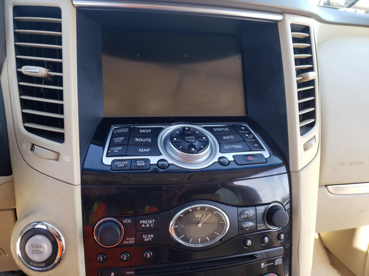 Photo 9 from auction – 2009 INFINITI FX35 with VIN JNRAS18U19M100772