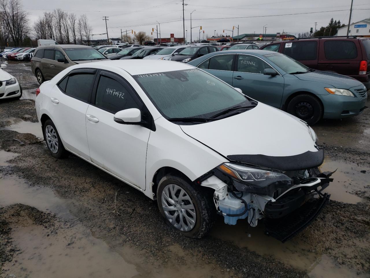 TOYOTA COROLLA L 2018 with VIN 2T1BURHE8JC968582 - Photo from auction