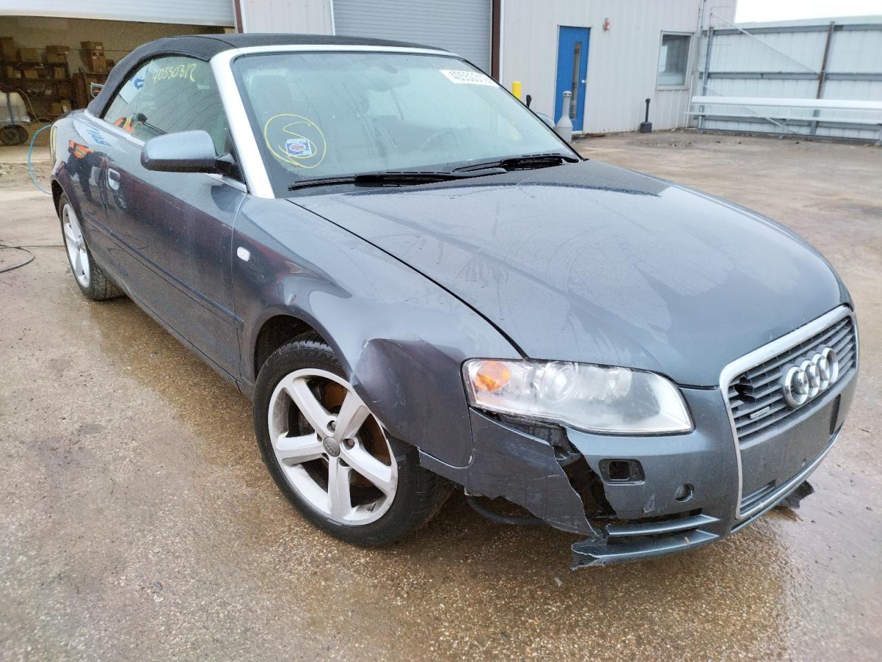 AUDI A4 3.2 CAB 2007 with VIN WAUDH48H37K031850 - Photo from auction