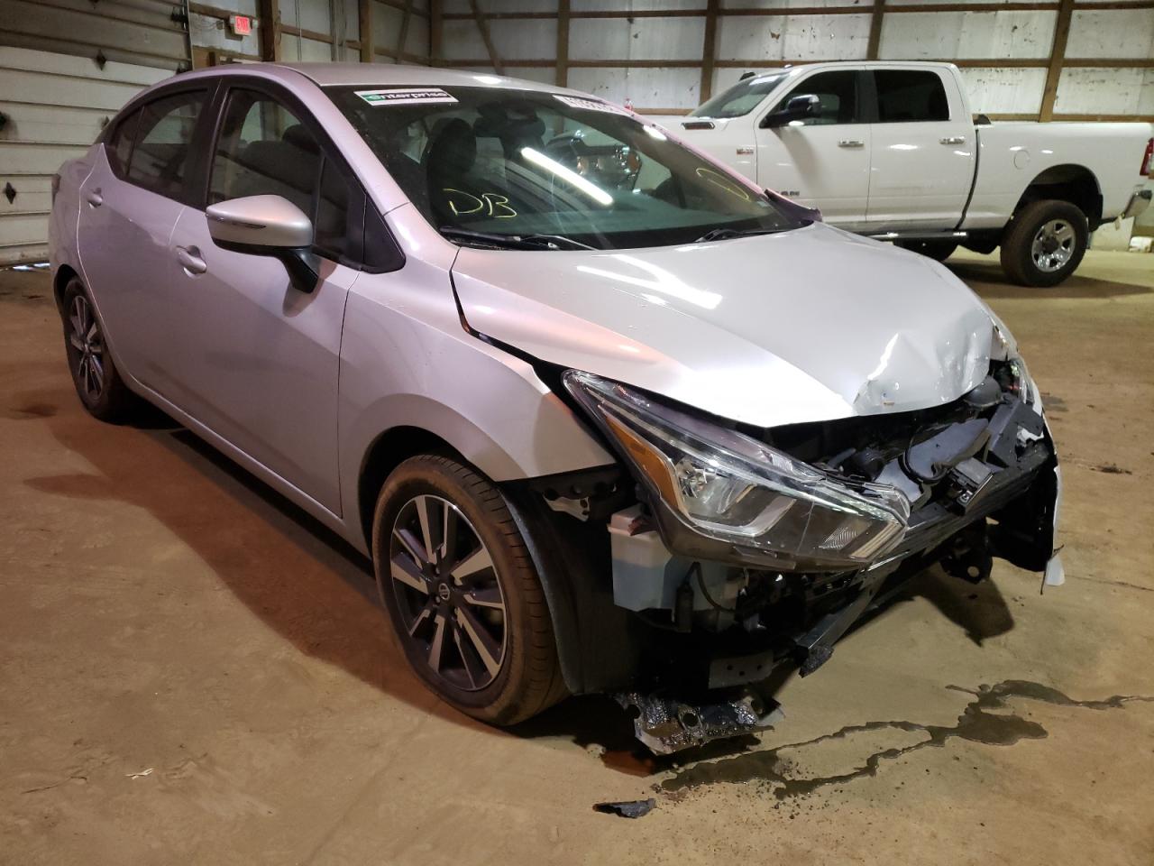 NISSAN VERSA SV 2021 with VIN 3N1CN8EV0ML862308 - Photo from auction
