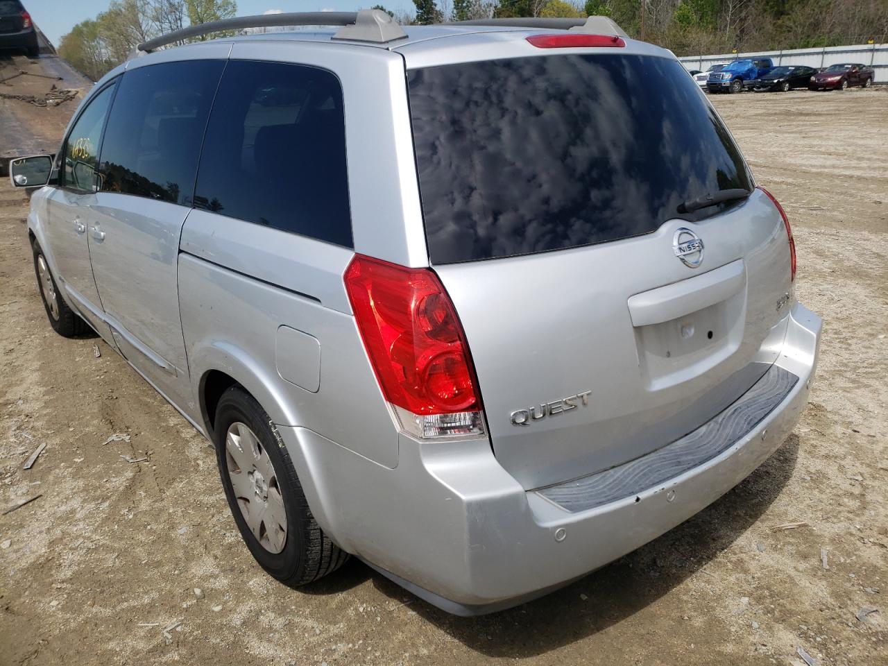 Photo 3 from auction – 2006 NISSAN QUEST S with VIN 5N1BV28U06N100653