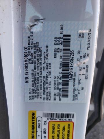 Photo 10 from auction – 2014 FORD FUSION SE with VIN 1FA6P0H71E5367285