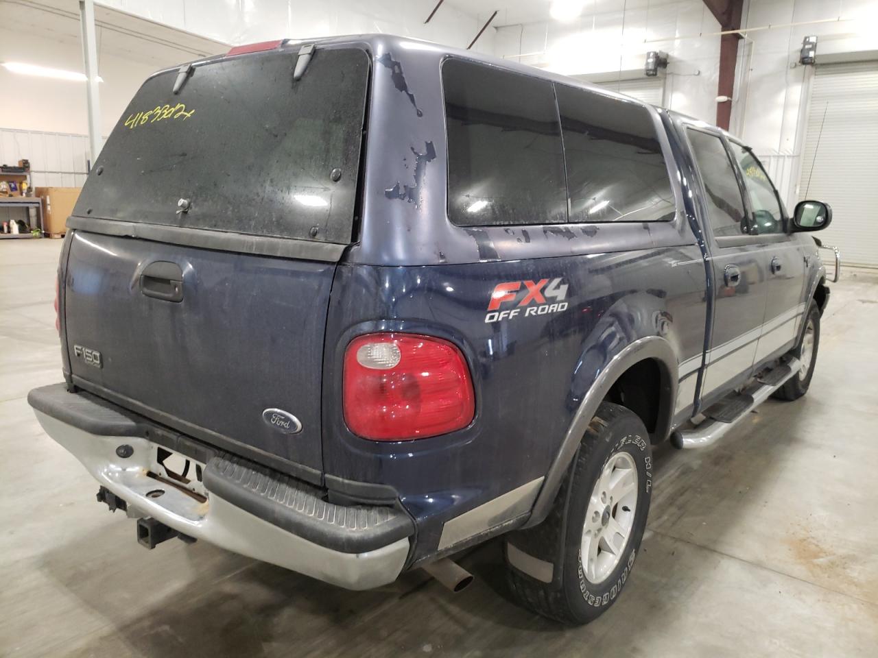 Photo 4 from auction – 2003 FORD F150 SUPER with VIN 1FTRW08L33KA86613