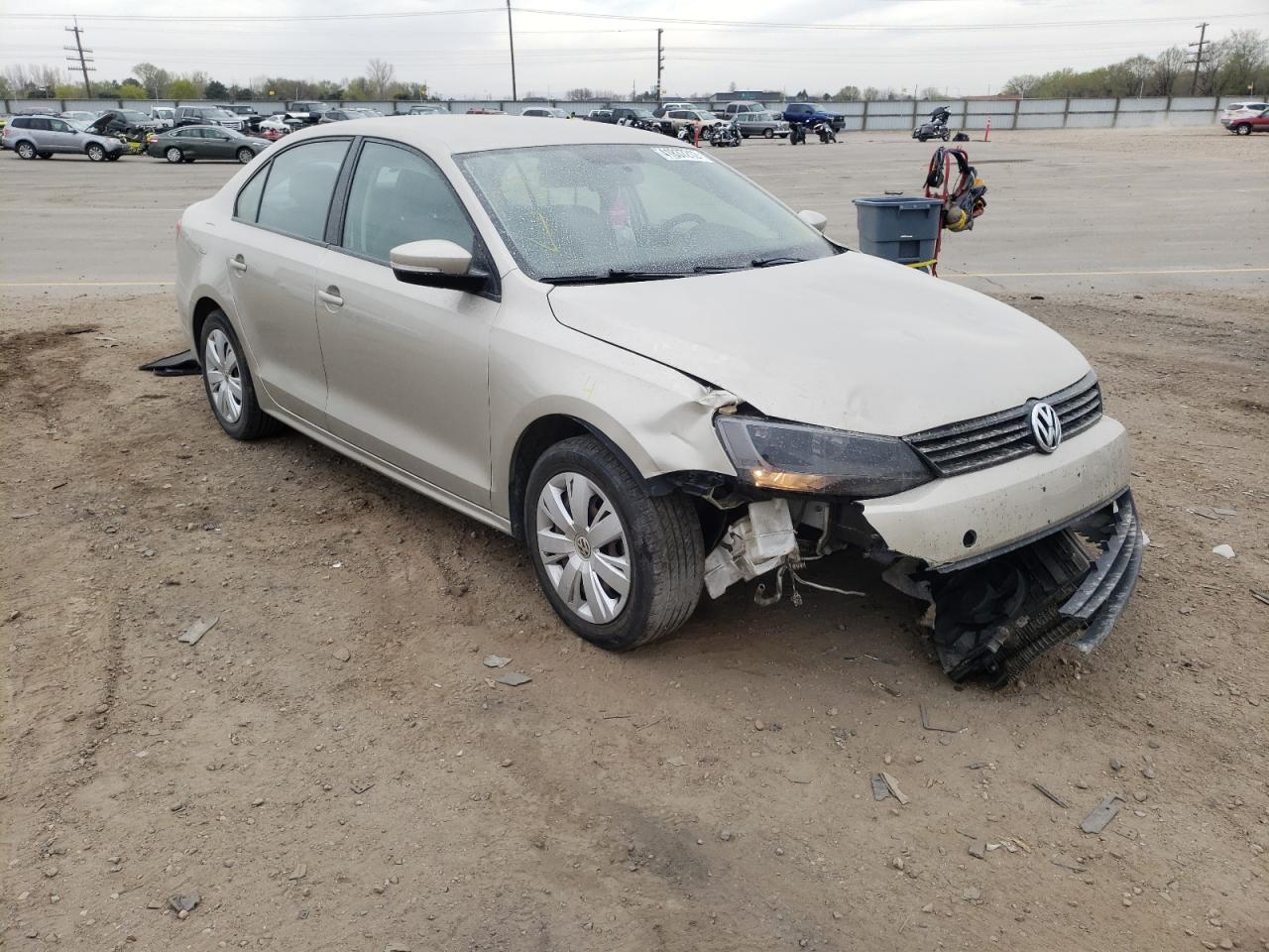 VOLKSWAGEN JETTA SE 2014 with VIN 3VWD07AJ2EM265070 - Photo from auction