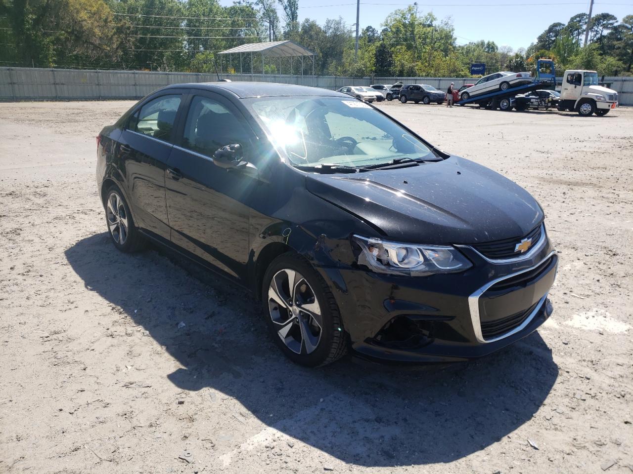 CHEVROLET SONIC PREM 2019 with VIN 1G1JF5SBXK4123937 - Photo from auction