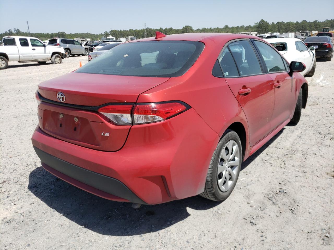 Photo 4 from auction – 2020 TOYOTA COROLLA LE with VIN 5YFEPRAE6LP078079