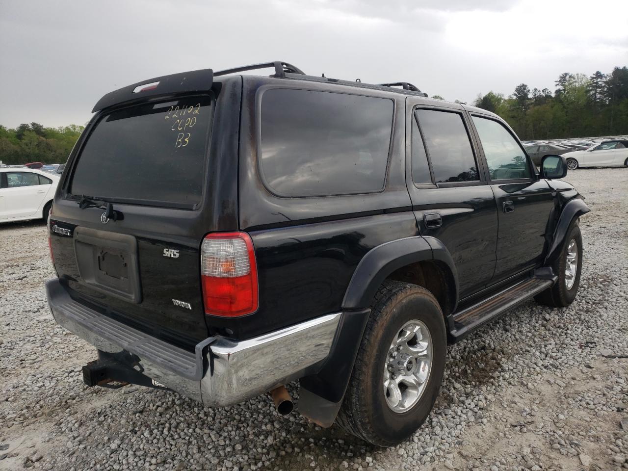 Photo 4 from auction – 2000 TOYOTA 4RUNNER SR with VIN JT3GN86R0Y0174395