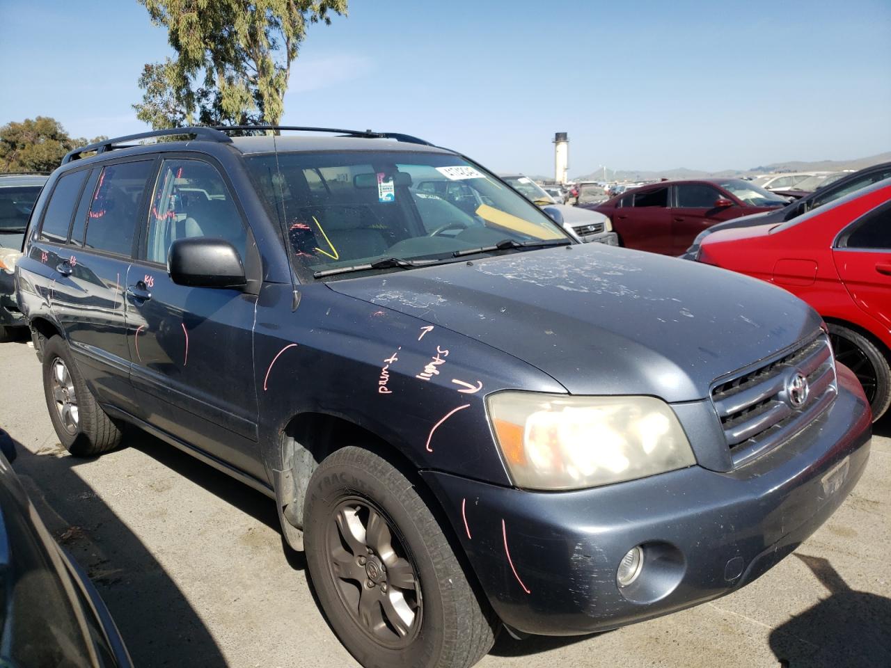 TOYOTA HIGHLANDER 2006 с VIN JTEDP21AX60106282 - Фото с аукциона