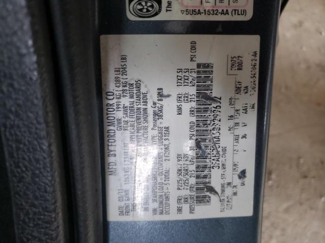Photo 10 from auction – 2011 FORD FUSION SE with VIN 3FAHP0HA5BR299652