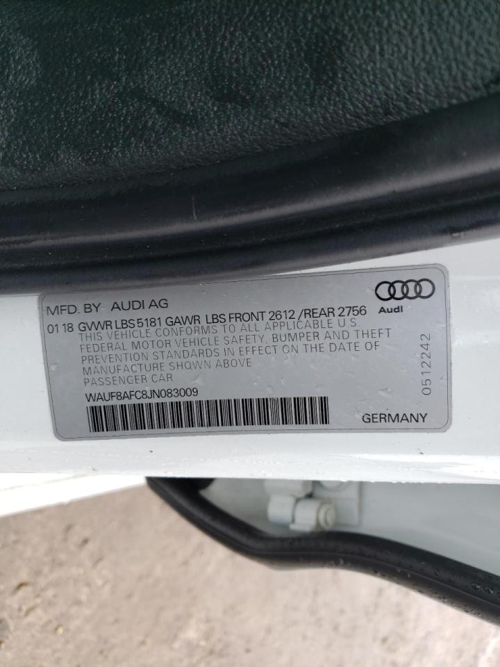 Photo 10 from auction – 2018 AUDI A6 PREMIUM with VIN WAUF8AFC8JN083009