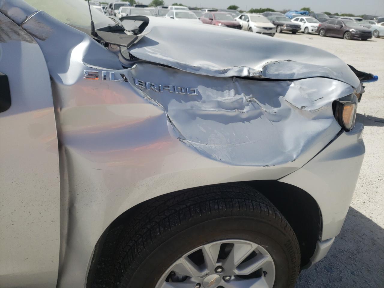 Photo 9 from auction – 2021 CHEVROLET SILVERADO with VIN 3GCPWBEK0MG448968