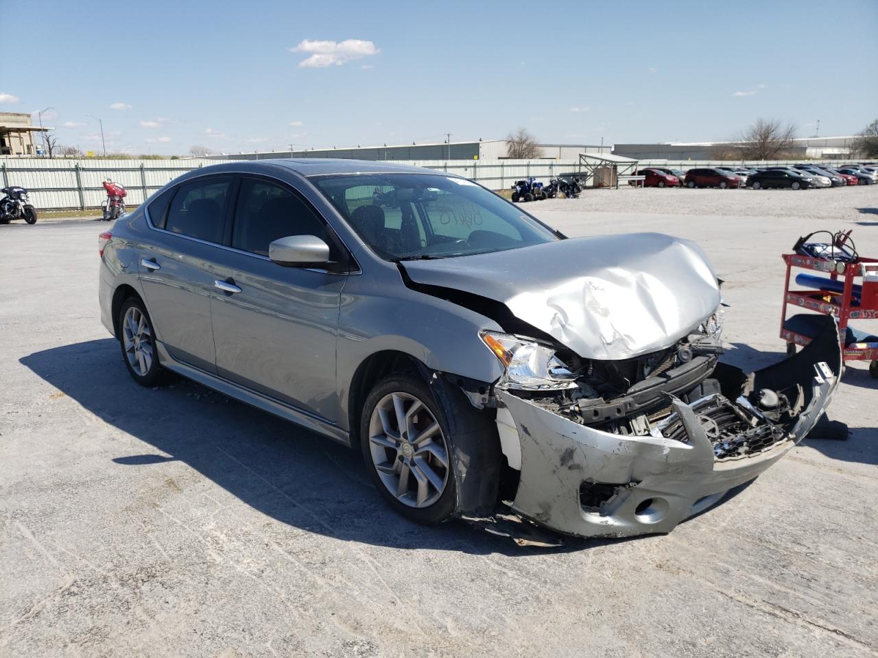 NISSAN SENTRA S 2014 with VIN 3N1AB7AP7EL651559 - Photo from auction