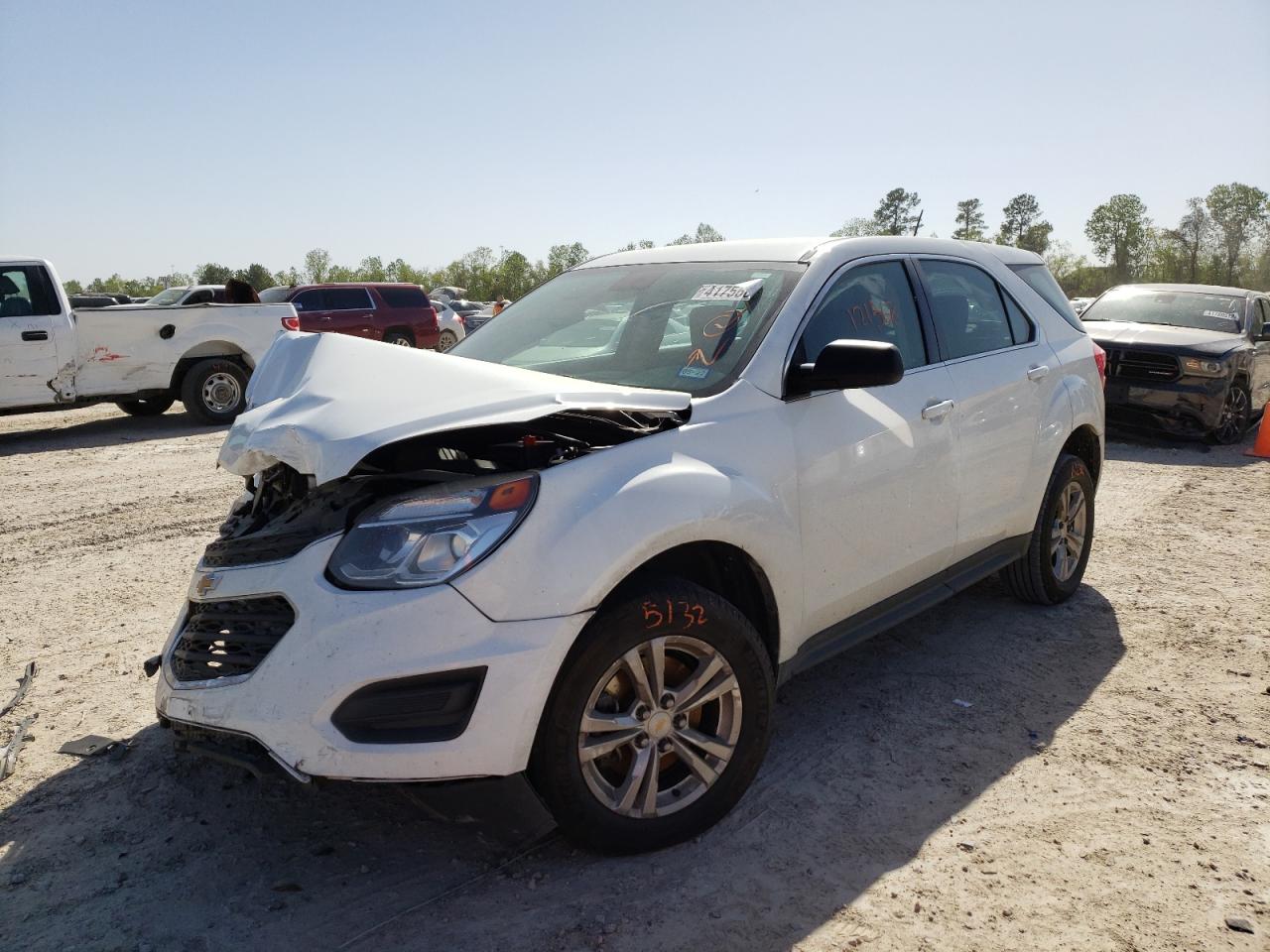 Photo 2 from auction – 2017 CHEVROLET EQUINOX LS with VIN 2GNALBEK9H1595293
