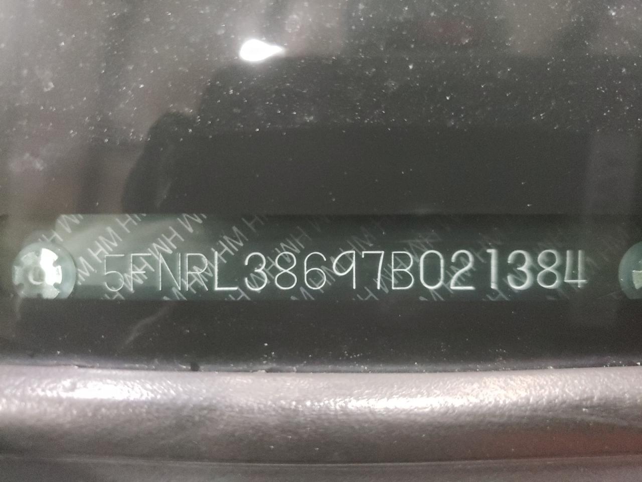 Photo 10 from auction – 2007 HONDA ODYSSEY EX with VIN 5FNRL38697B021384