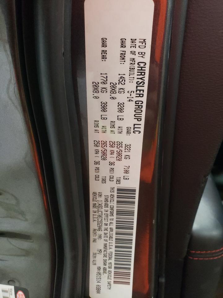 Photo 10 from auction – 2014 DODGE DURANGO R/ with VIN 1C4SDJCT0EC552046