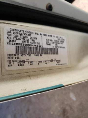 Photo 10 from auction – 1992 FORD RV with VIN 1FDKE30G0NHA66321