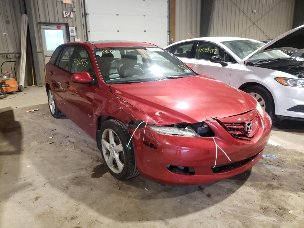 MAZDA 6 S 2005 with VIN 1YVHP82D155M00280 - Photo from auction