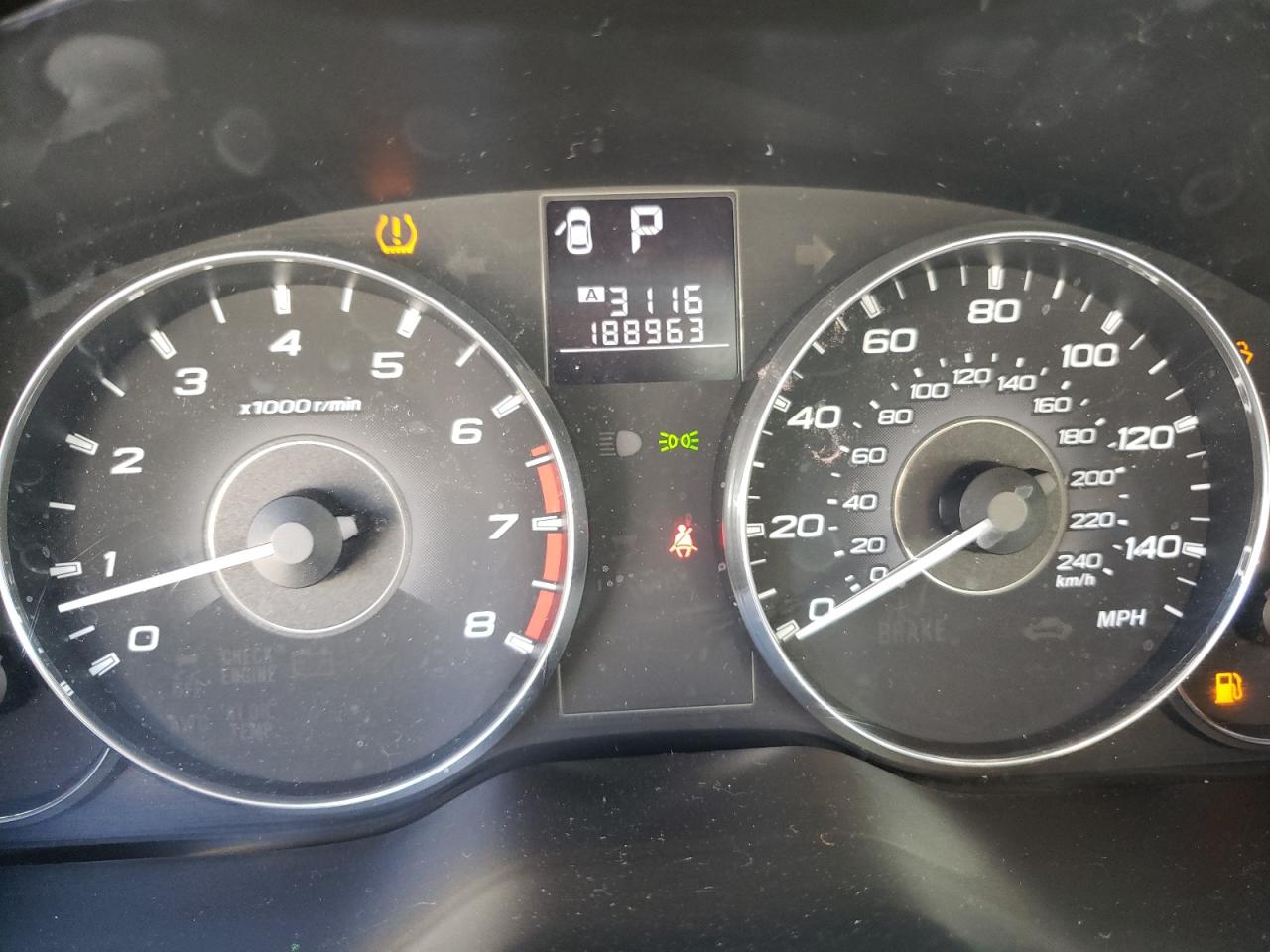 Zdjęcie 8 z aukcji – 2012 SUBARU LEGACY 2.5 z VIN 4S3BMBK67C3018203