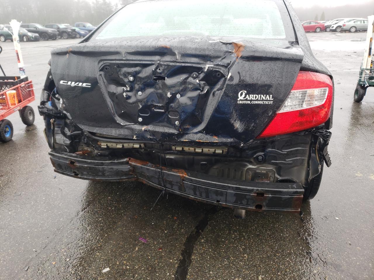 Photo 9 from auction – 2012 HONDA CIVIC LX with VIN 19XFB2F54CE375839