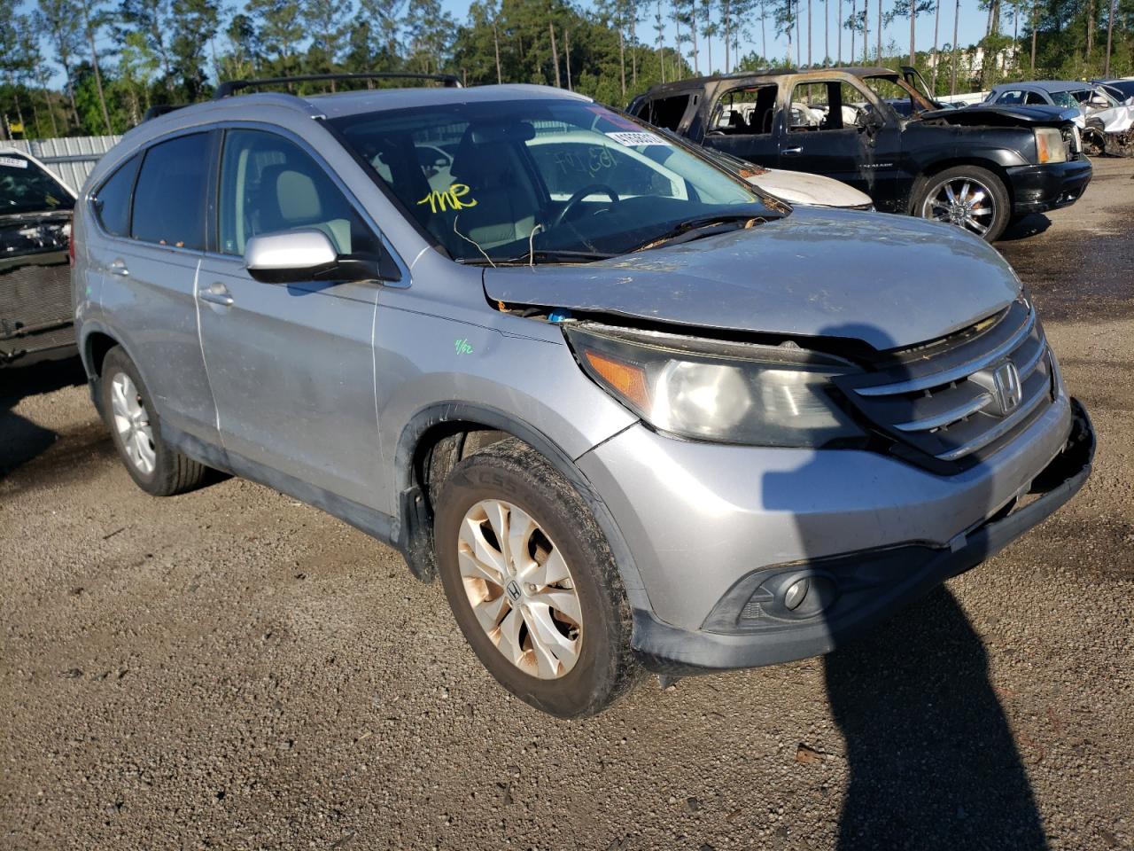 HONDA CR-V EXL 2012 with VIN JHLRM3H72CC002093 - Photo from auction