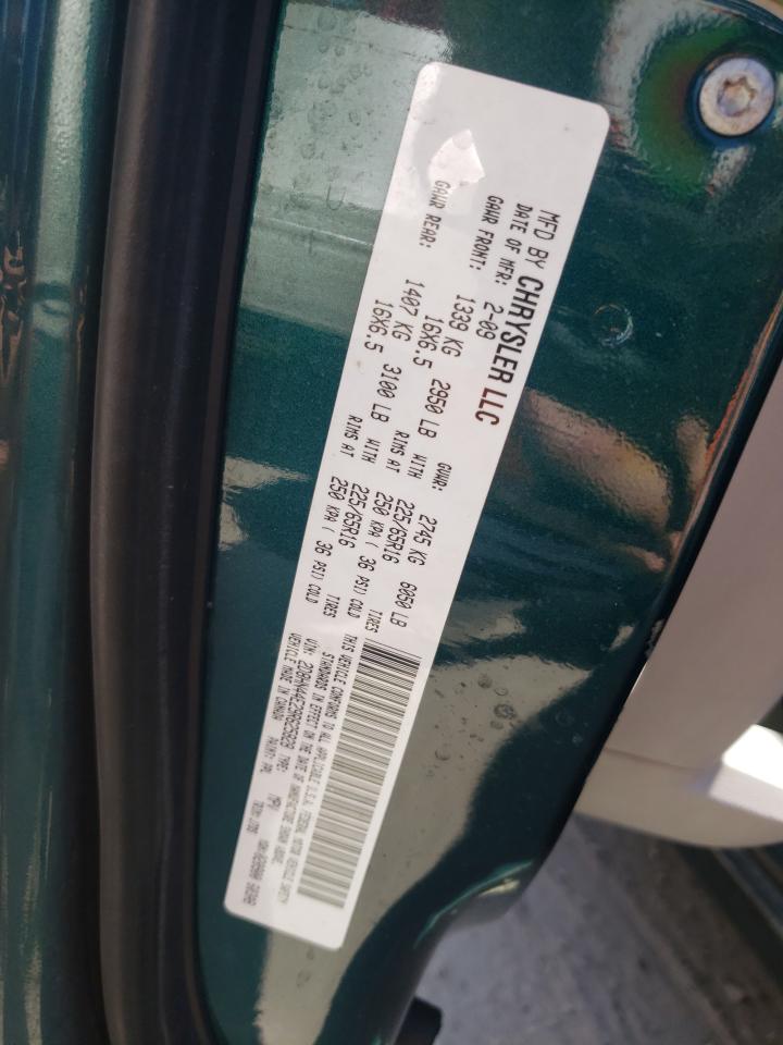 Photo 10 from auction – 2009 DODGE GRAND CARA with VIN 2D8HN44E29R625828