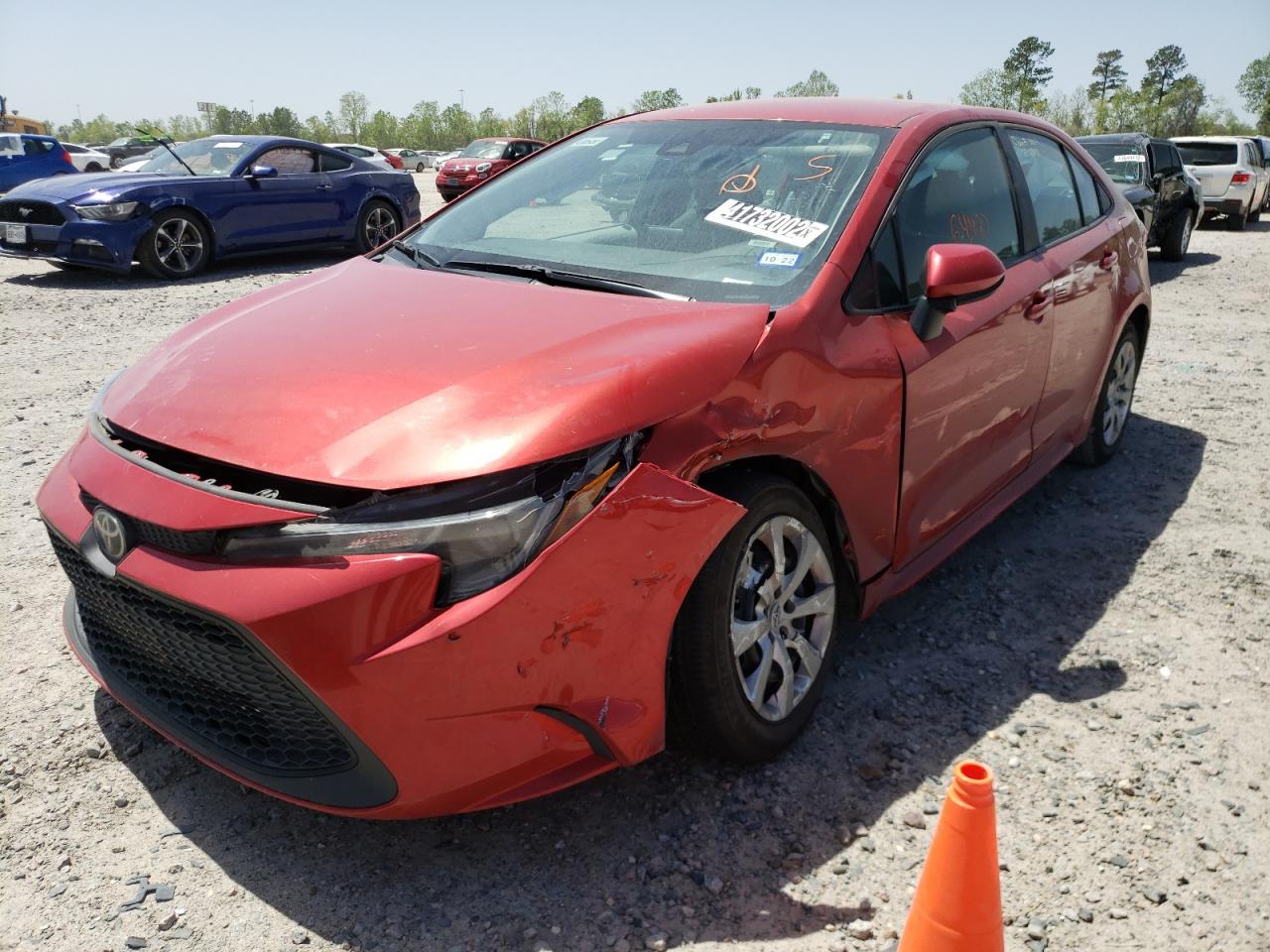 Photo 2 from auction – 2020 TOYOTA COROLLA LE with VIN 5YFEPRAE6LP078079