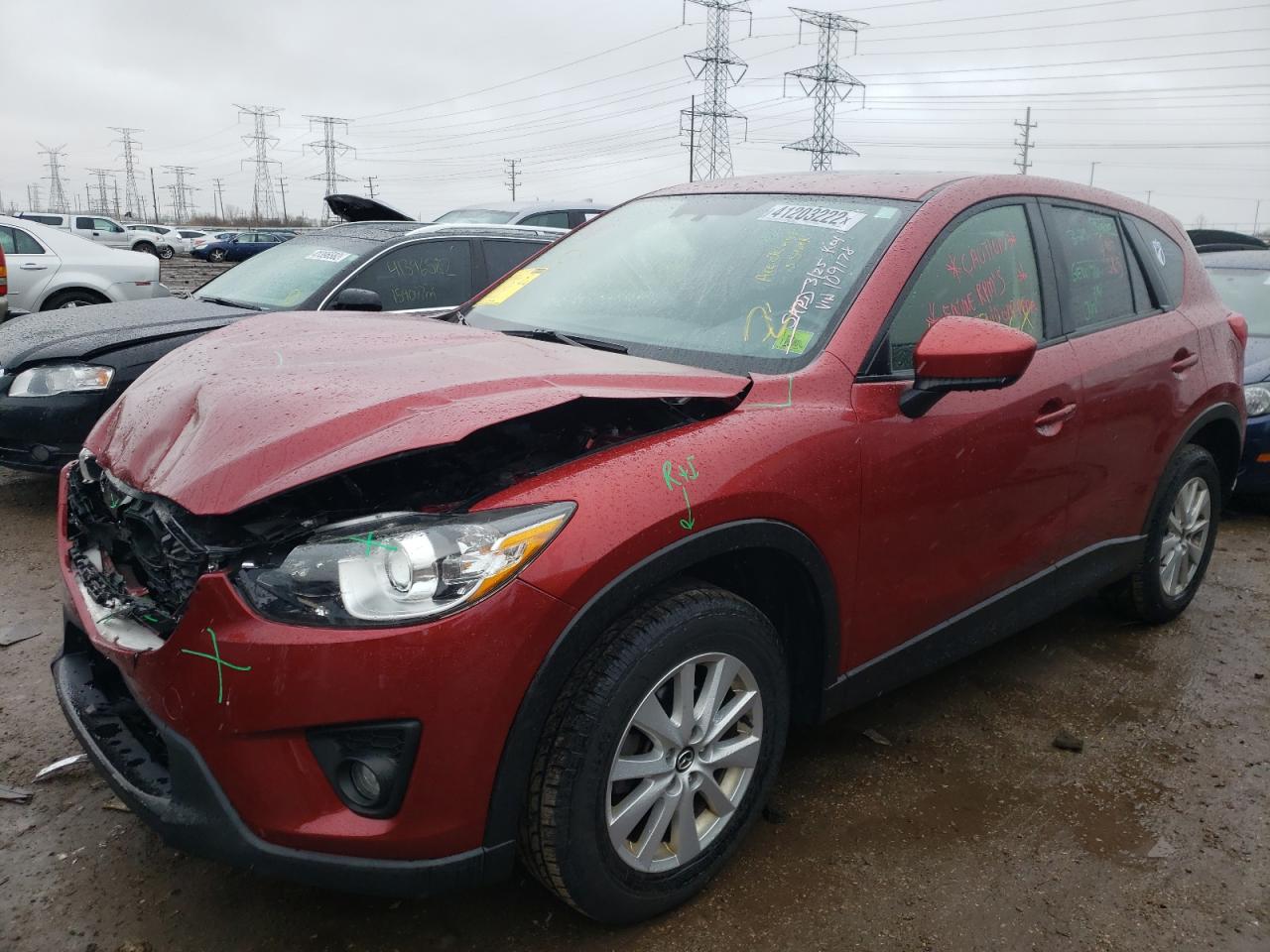 Photo 2 from auction – 2013 MAZDA CX-5 TOURI with VIN JM3KE4CE6D0109178