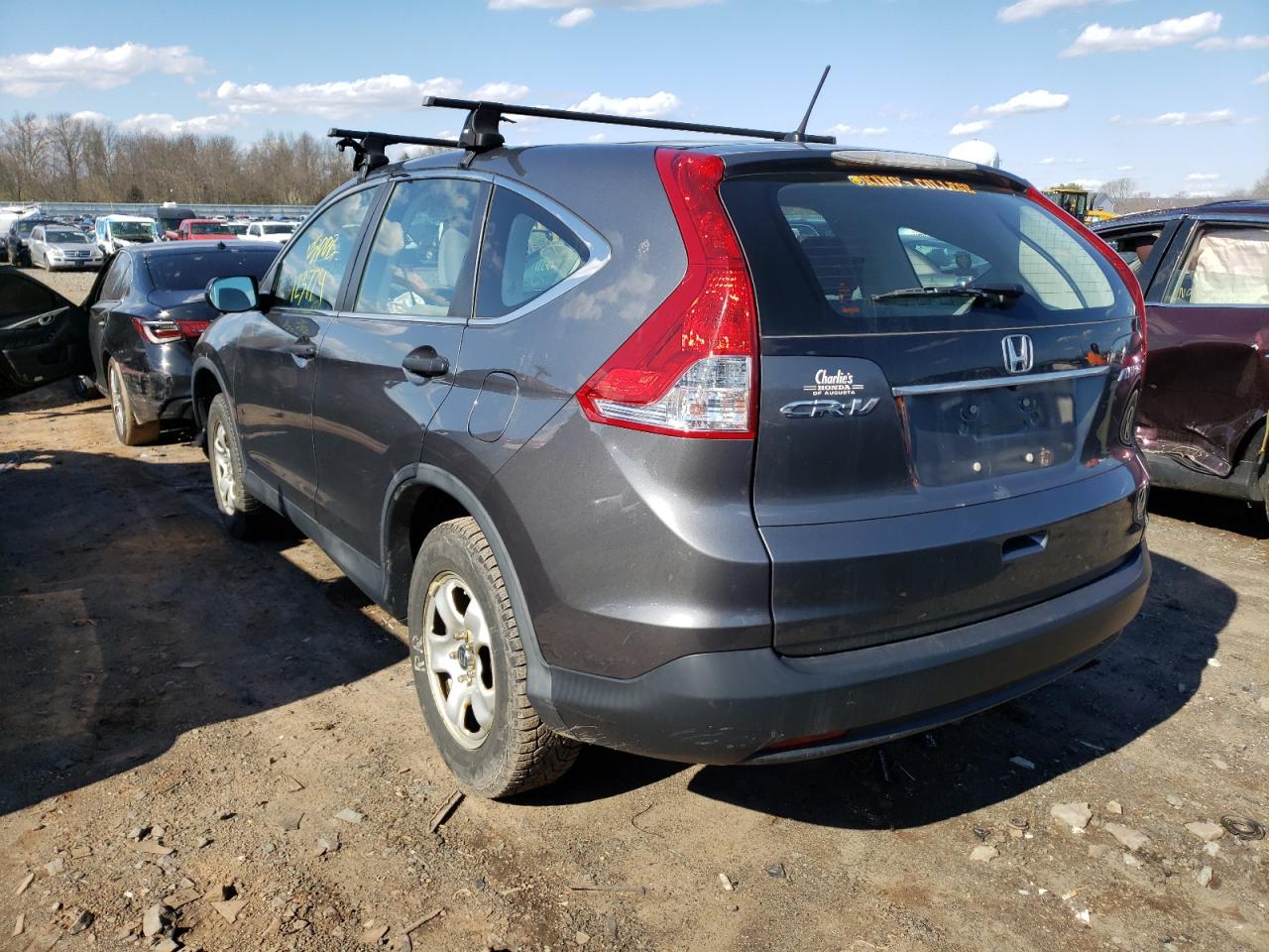Photo 3 from auction – 2014 HONDA CR-V LX with VIN 2HKRM4H33EH644474
