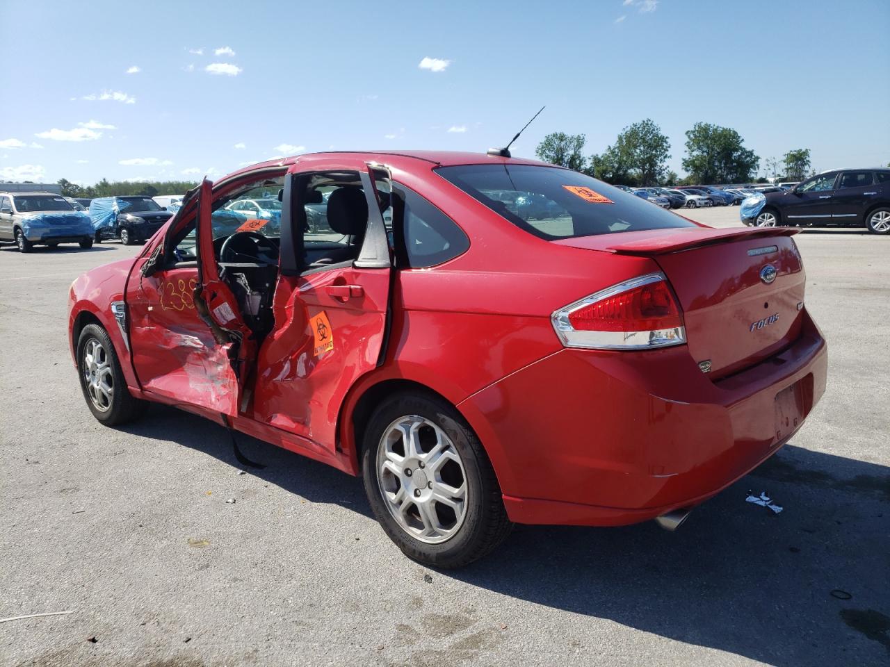 Photo 3 from auction – 2008 FORD FOCUS with VIN 1FAHP35N38W206352