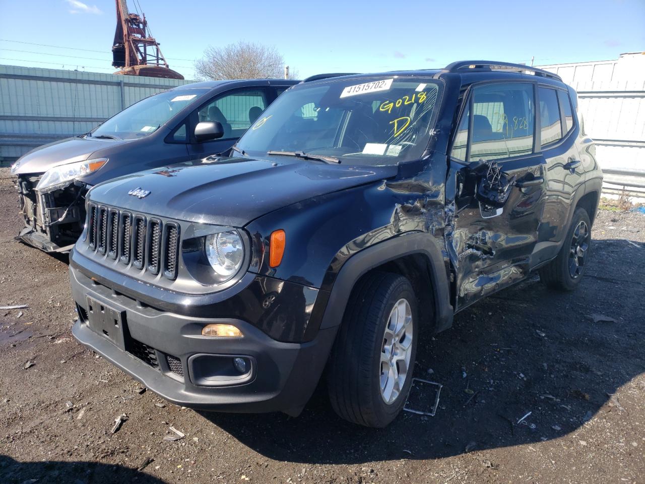 Photo 2 from auction – 2017 JEEP RENEGADE L with VIN ZACCJBBB9HPG02180