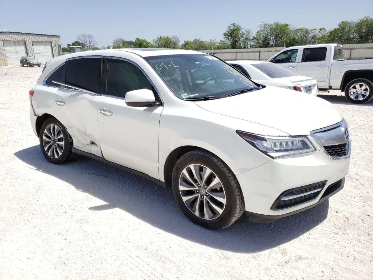 ACURA MDX TECHNO 2014 with VIN 5FRYD4H41EB045963 - Photo from auction