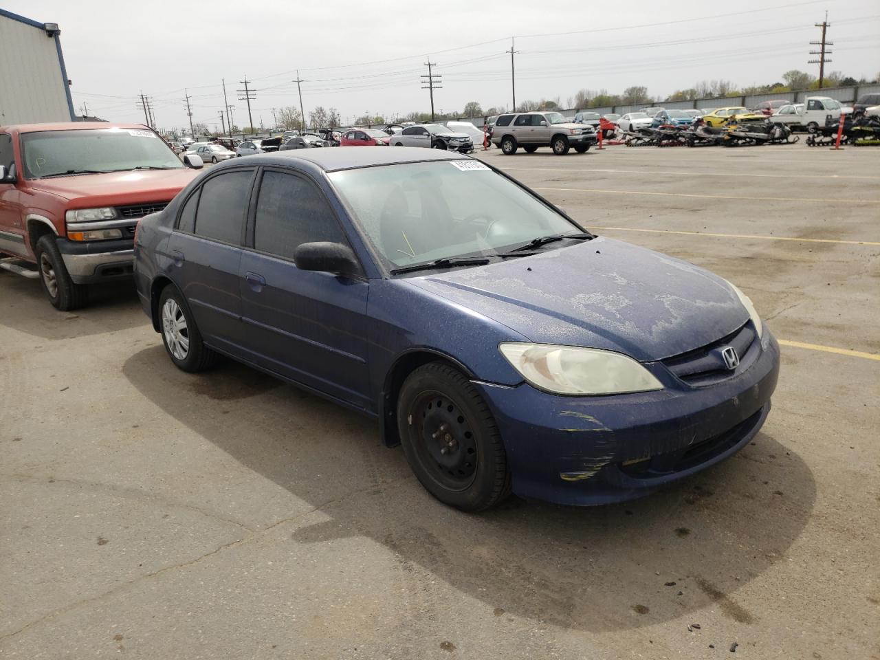 Photo 1 from auction – 2004 HONDA CIVIC LX with VIN 2HGES16554H584231
