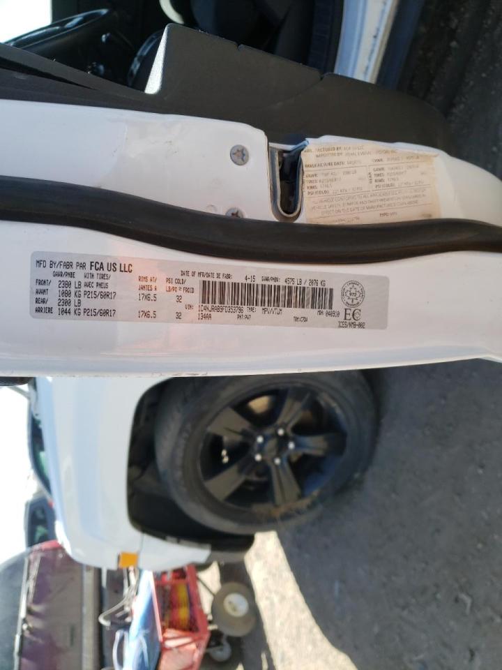 Photo 10 from auction – 2015 JEEP PATRIOT LA with VIN 1C4NJRAB9FD353796