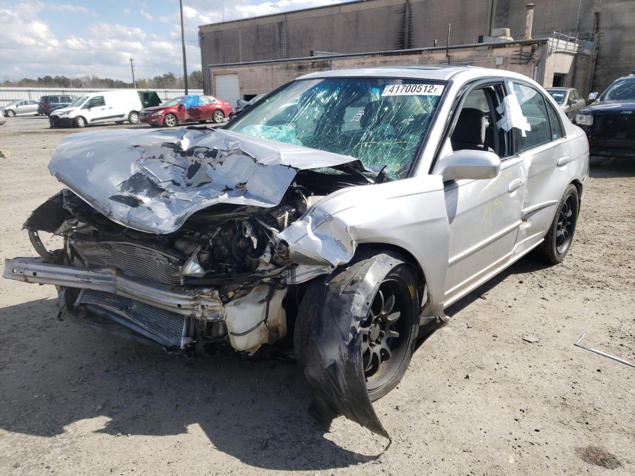 Photo 2 from auction – 2001 HONDA CIVIC DX with VIN 1HGES26741L067976