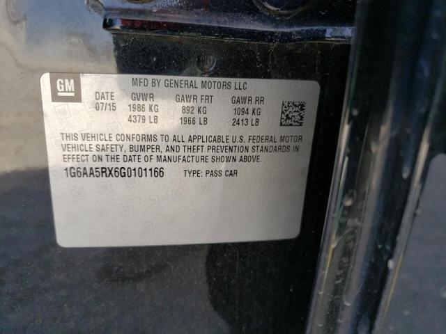 Photo 10 from auction – 2016 CADILLAC ATS with VIN 1G6AA5RX6G0101166