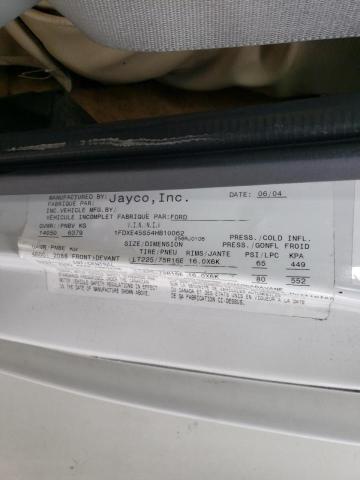 Photo 10 from auction – 2005 JAYC MOTORHOME with VIN 1FDXE45S54HB10062