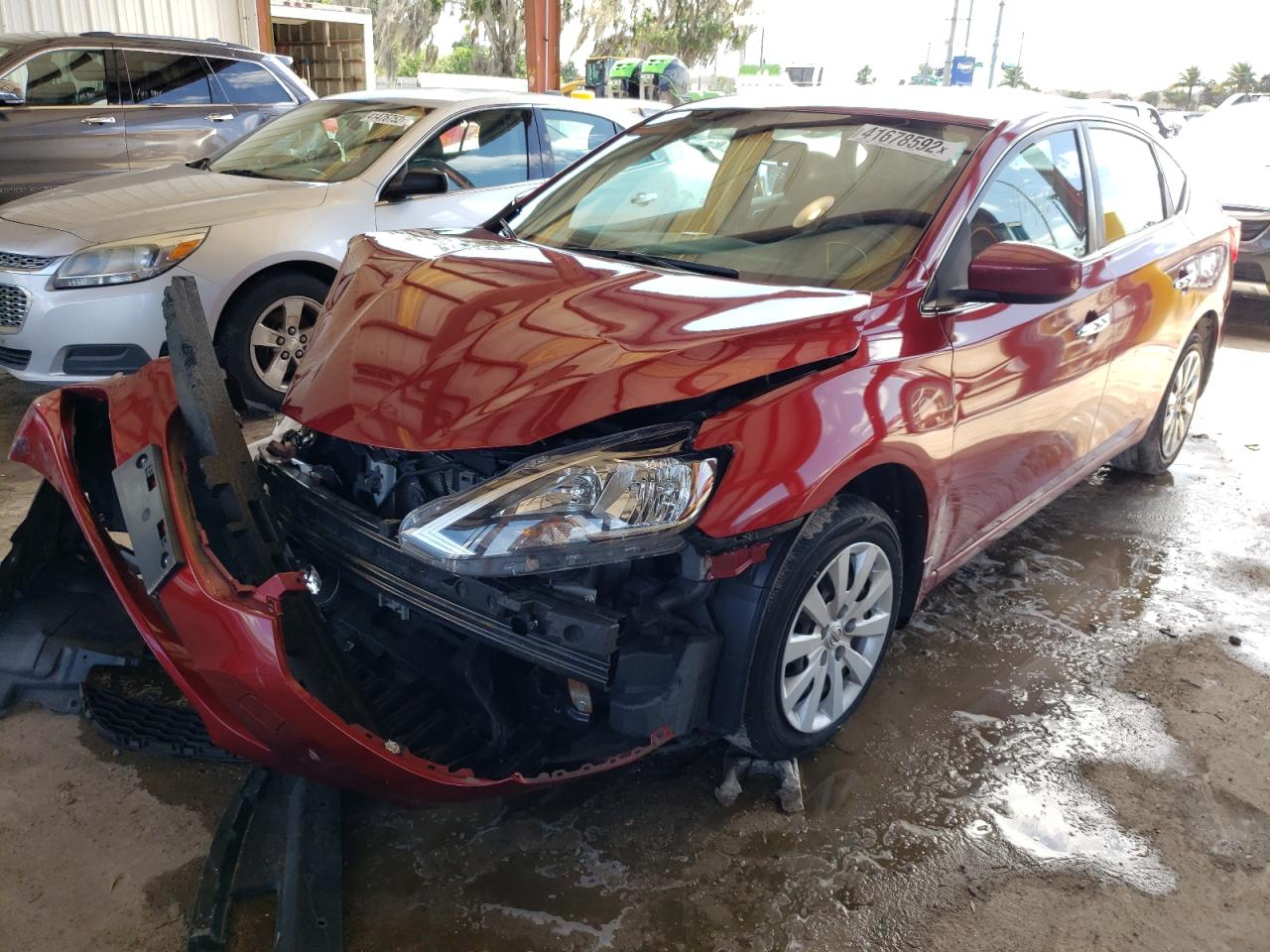 Photo 2 from auction – 2017 NISSAN SENTRA S with VIN 3N1AB7AP1HY399041